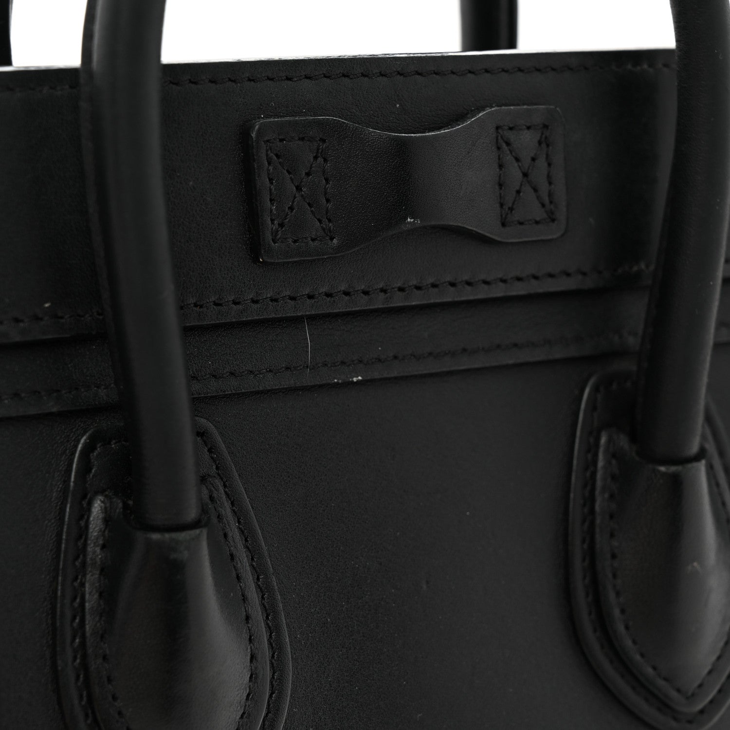 Celine Smooth Calfskin Nano Luggage Black 16 of 17