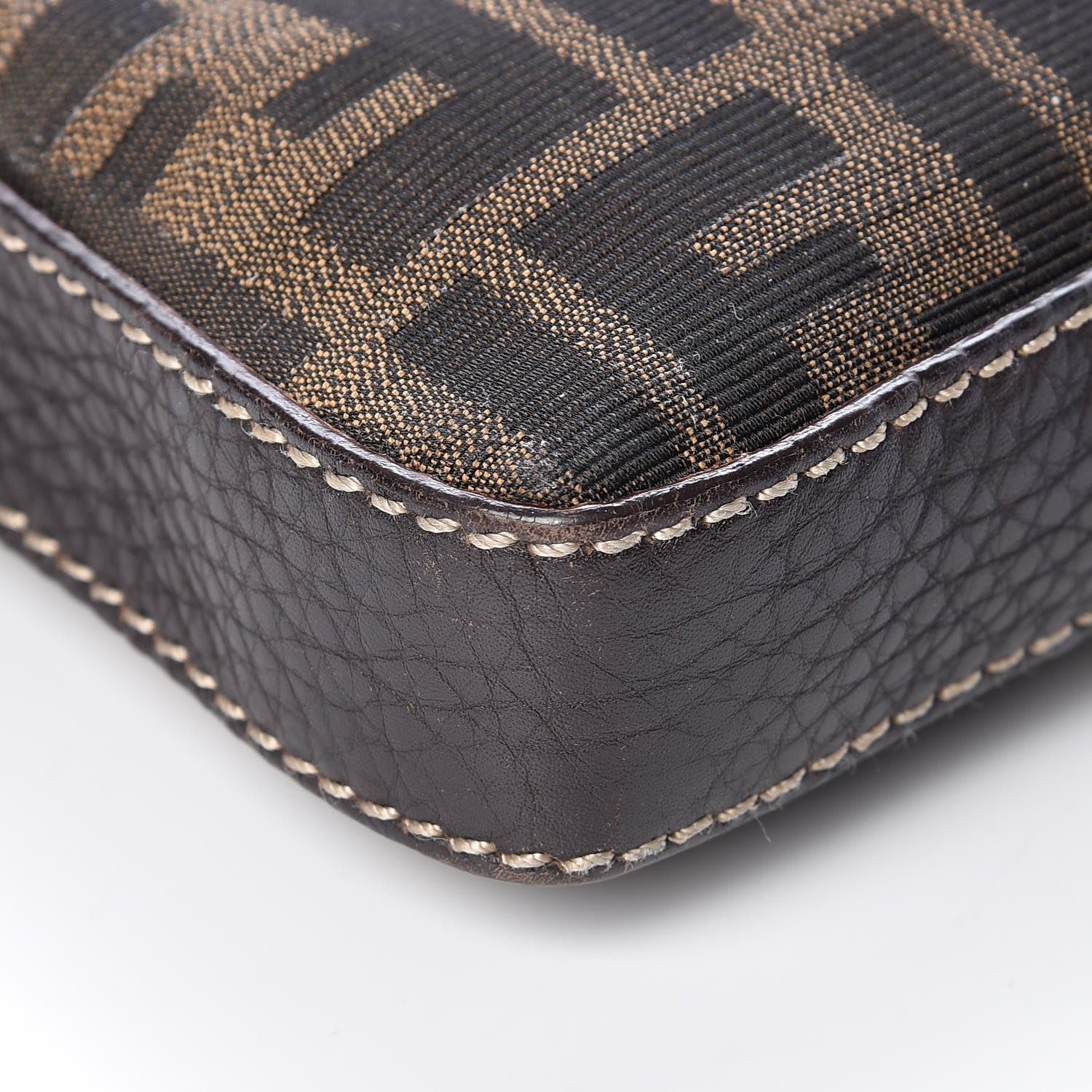 Fendi Zucca Cuoio Romano Selleria Messenger Tobacco Moro 10 of 14