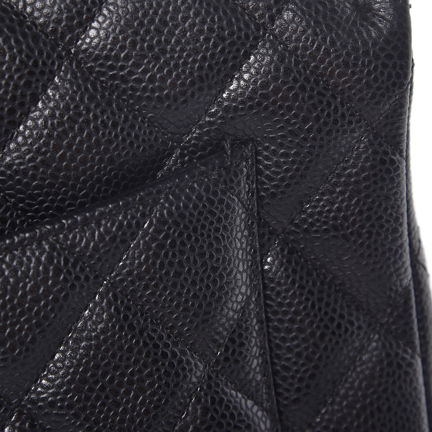 Chanel Caviar Quilted Jumbo Single Flap Black 9 of 11