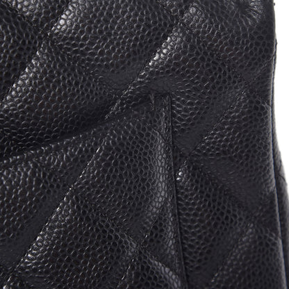 Chanel Caviar Quilted Jumbo Single Flap Black 9 of 11