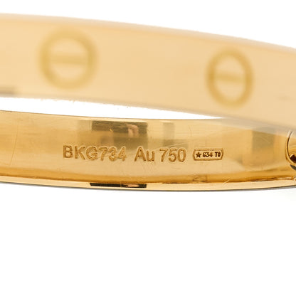 Cartier 18K Yellow Gold Love Bracelet 16 3 of 9