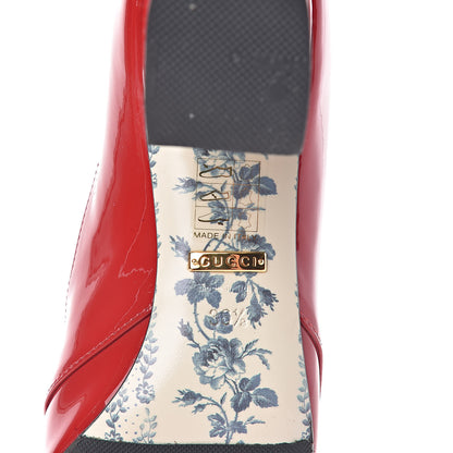 Gucci Vernice GG Victoire 55mm Loafer Pumps 36.5 Hibiscus Red 7 of 11