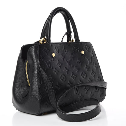 Louis Vuitton Empreinte Montaigne BB Black 3 of 9
