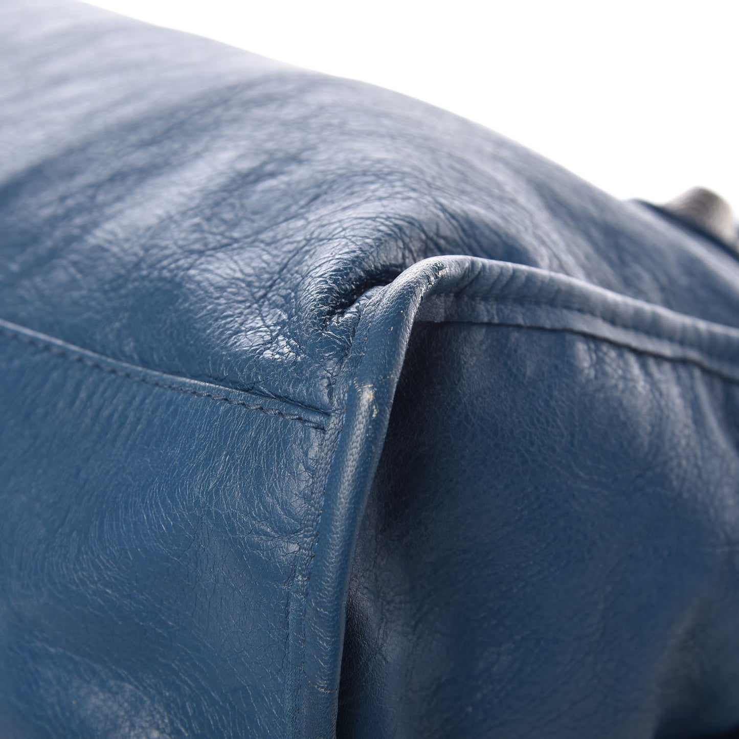 Agneau Giant 21 Silver Hardware City Bleu