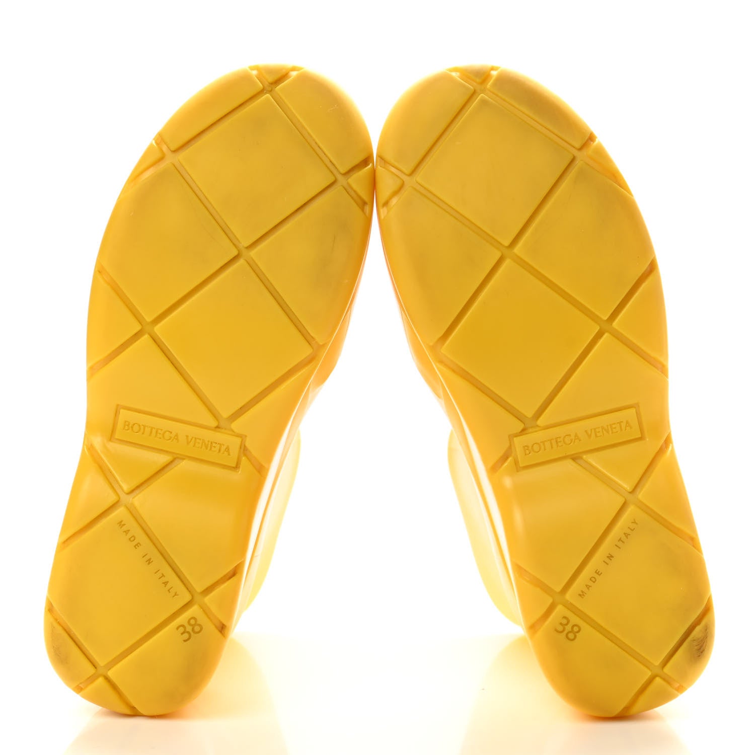 Bottega Veneta Rubber Puddle Ankle Boots 38 Egg Yolk 5 of 9