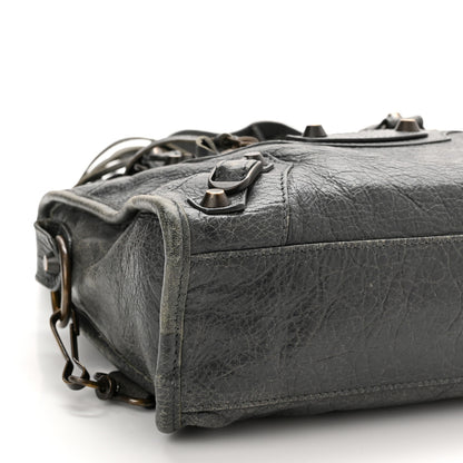 Balenciaga Agneau Classic Hardware Mini City Gris Tarmac 3 of 11