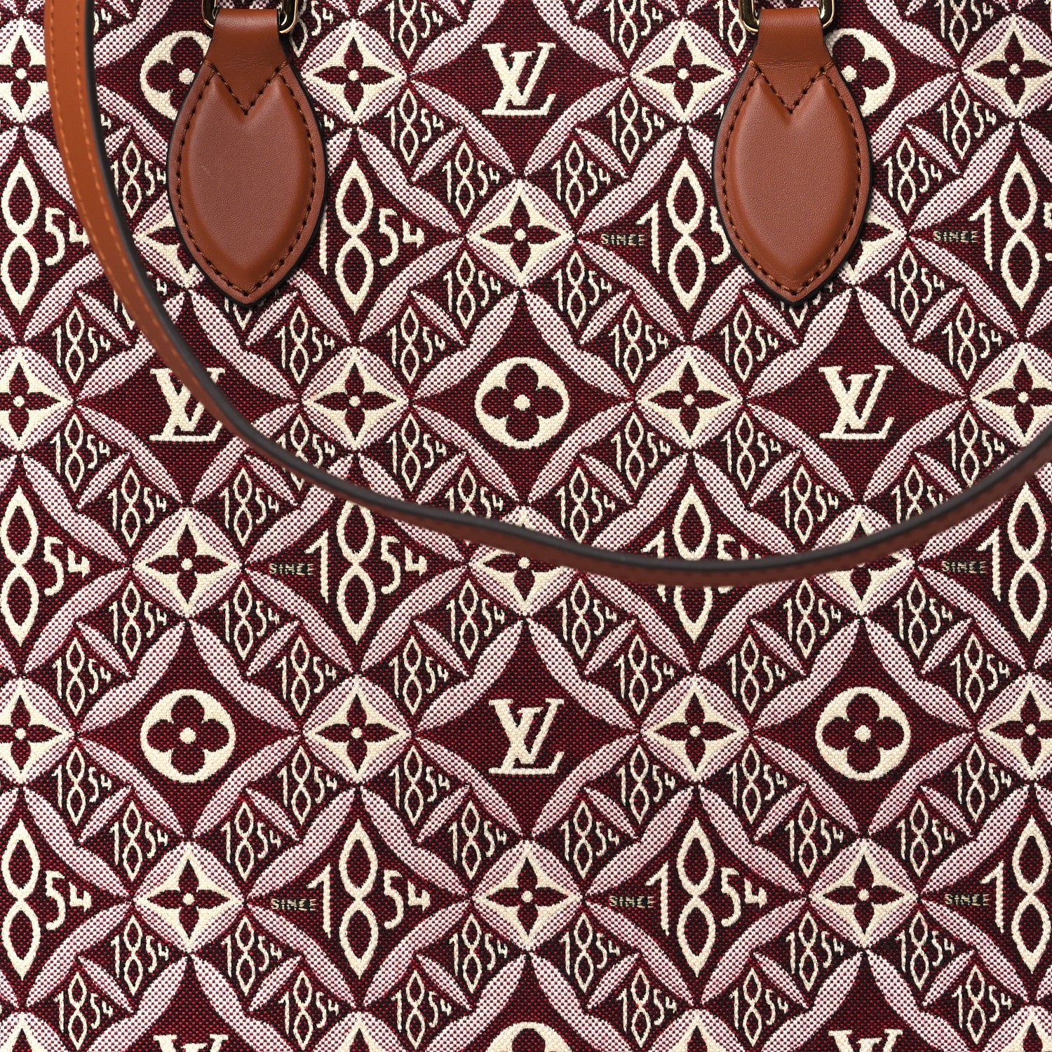 Louis Vuitton Jacquard Since 1854 Onthego GM Bourdeaux 7 of 9