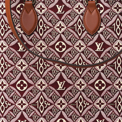 Louis Vuitton Jacquard Since 1854 Onthego GM Bourdeaux 7 of 9