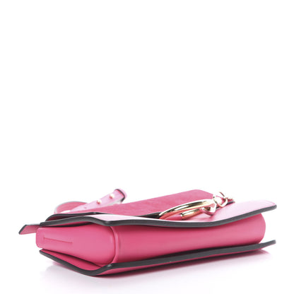 Chloe Suede Calfskin Small Faye Shoulder Bag Fuchsia Rose 3 of 16