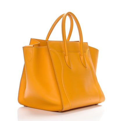 Celine Grained Calfskin Medium Phantom Luggage Yellow 3 of 14