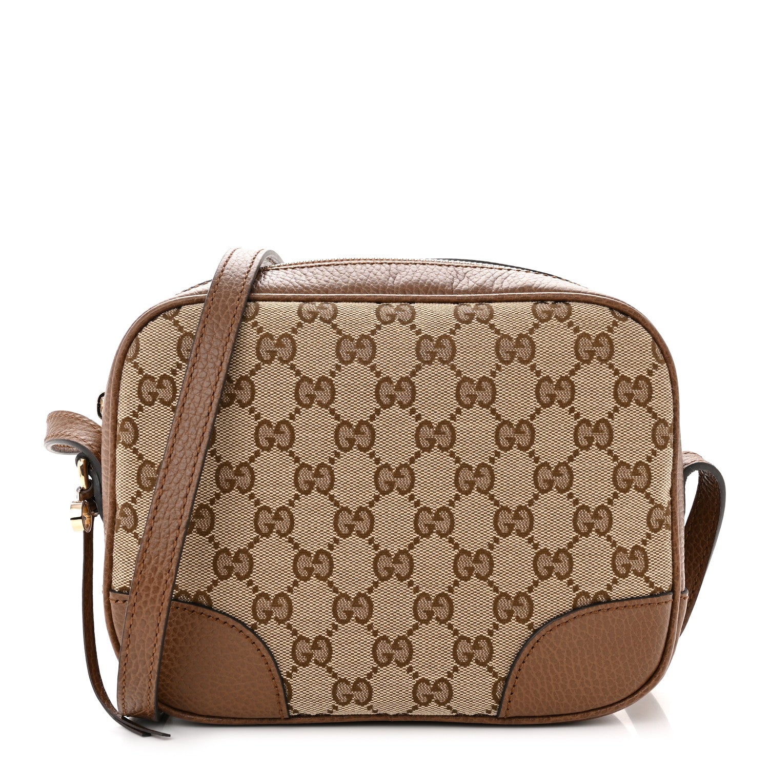 Gucci Monogram Mini Bree Messenger Bag Beige Tabacco 1 of 10