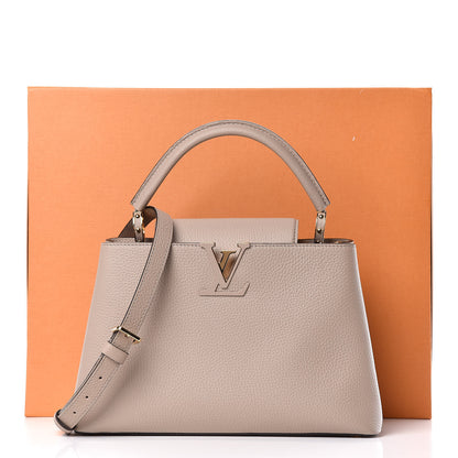 Louis Vuitton Taurillon Capucines PM Galet 15 of 15