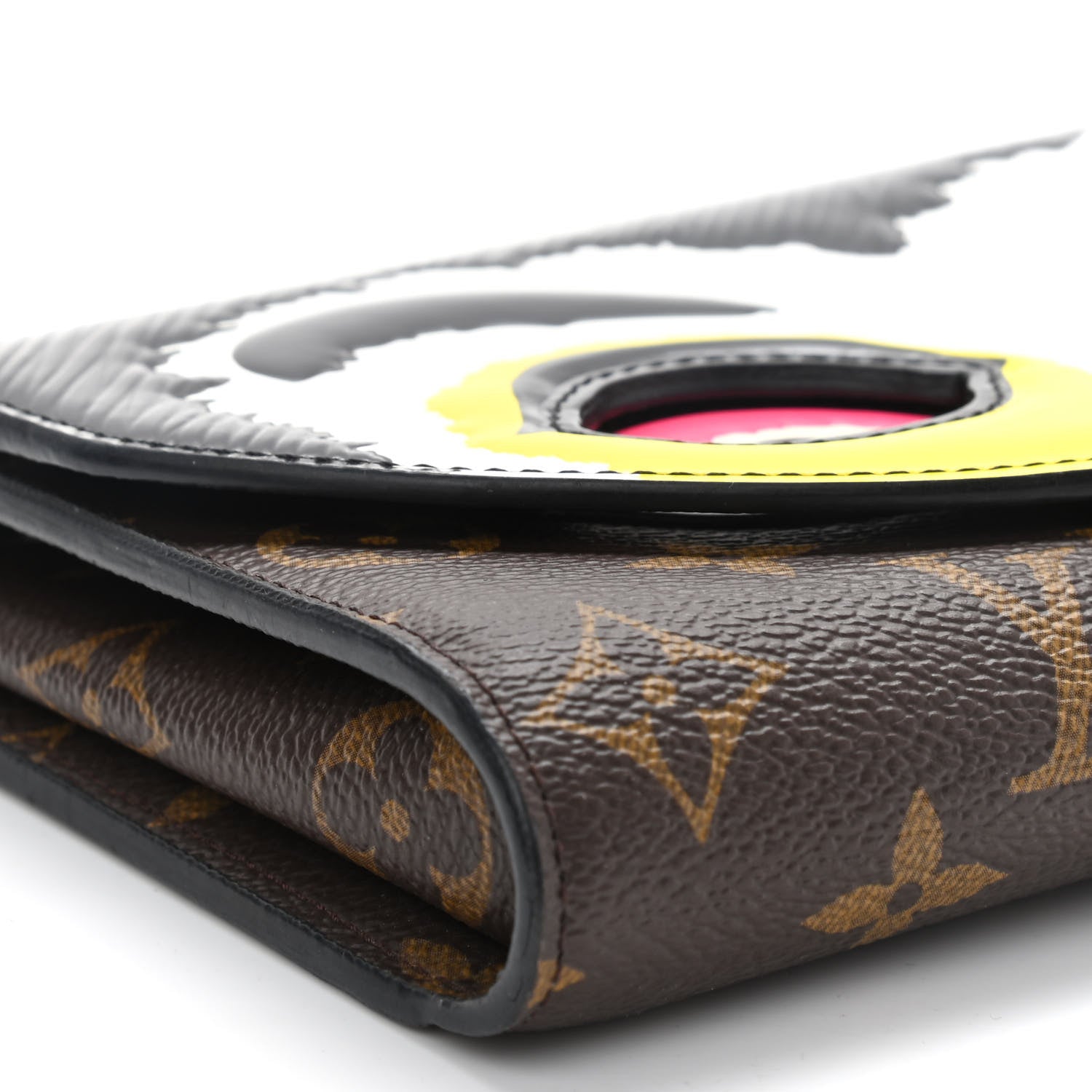 Louis Vuitton Monogram Kabuki Chain Wallet Black 8 of 11