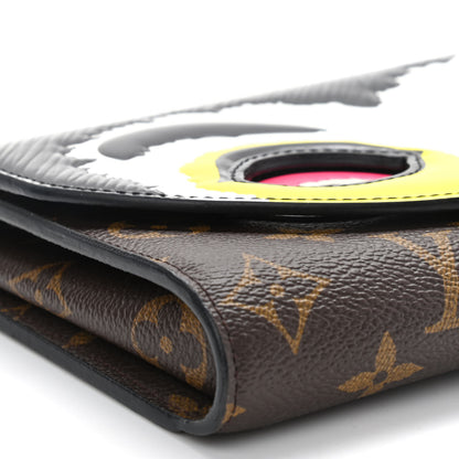 Louis Vuitton Monogram Kabuki Chain Wallet Black 8 of 11