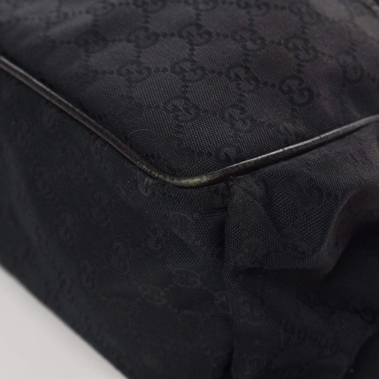 Monogram Large Diaper Bag Black