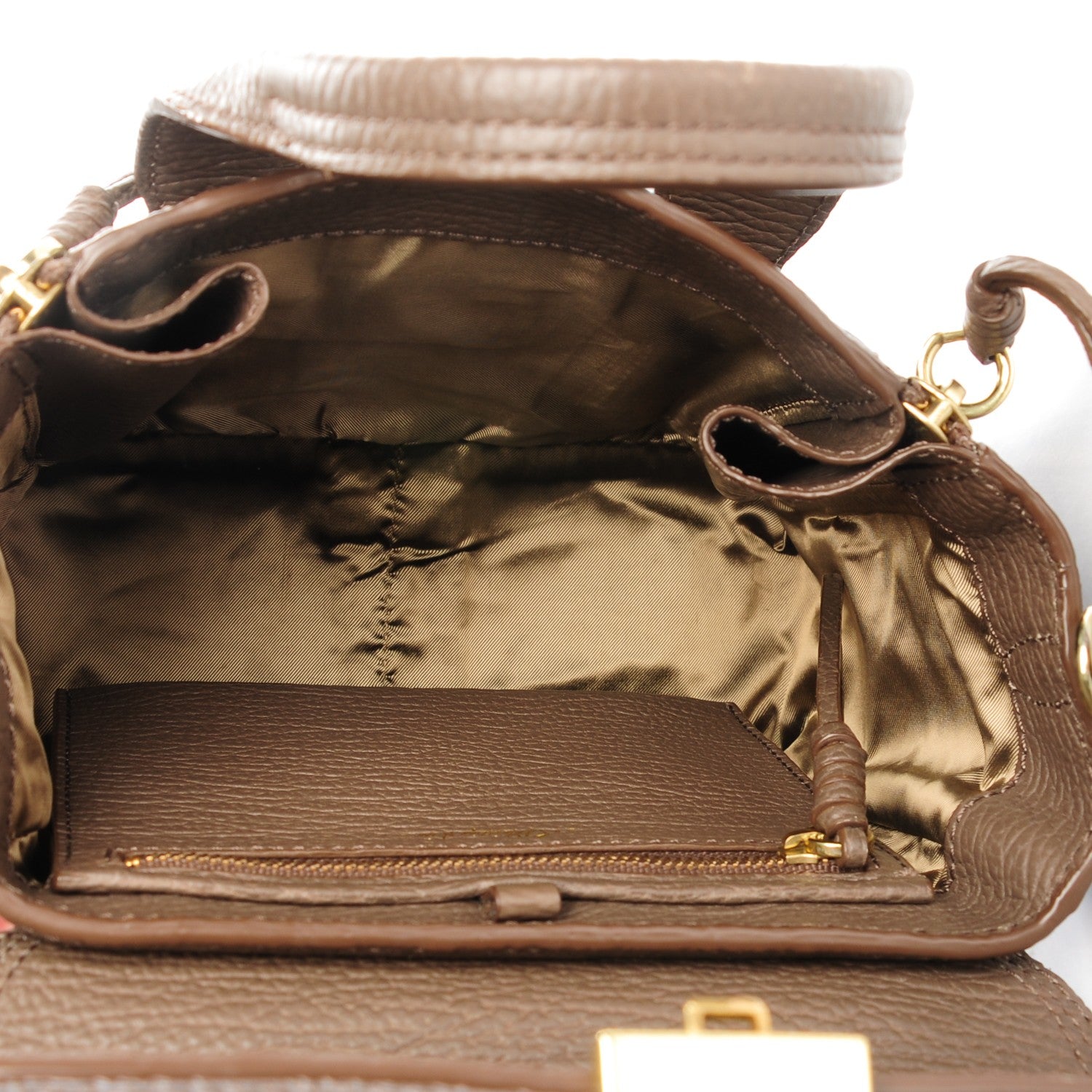 3.1 Phillip Lim 3.1 Textured Calfskin Mini Pashli Satchel Taupe 5 of 8