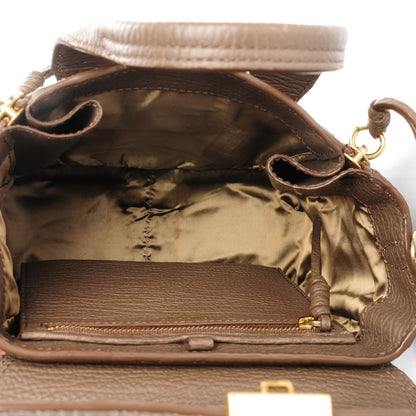 3.1 Phillip Lim 3.1 Textured Calfskin Mini Pashli Satchel Taupe 5 of 8