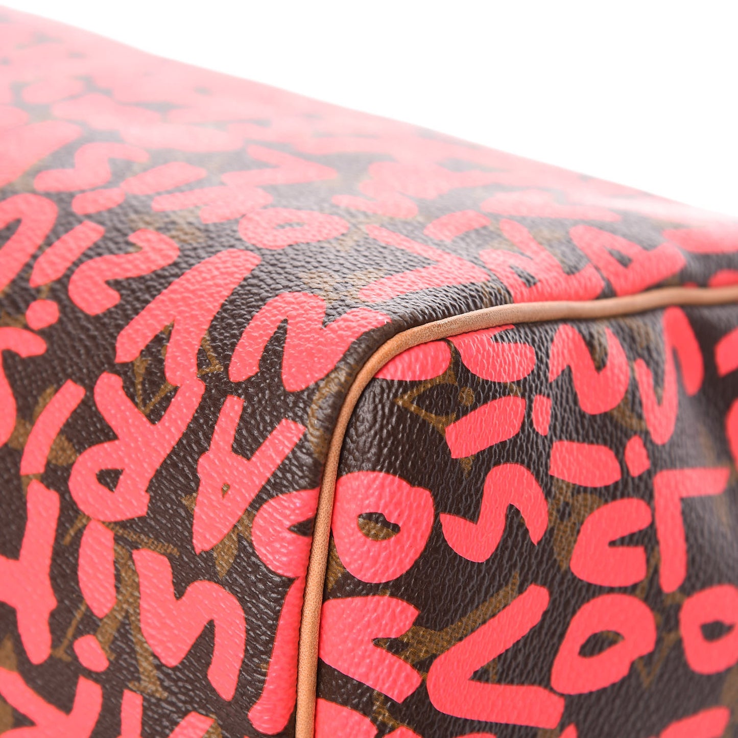 Monogram Graffiti Speedy 30 Fuchsia