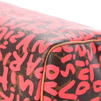 Louis Vuitton Monogram Graffiti Speedy 30 Fuchsia 10 of 13