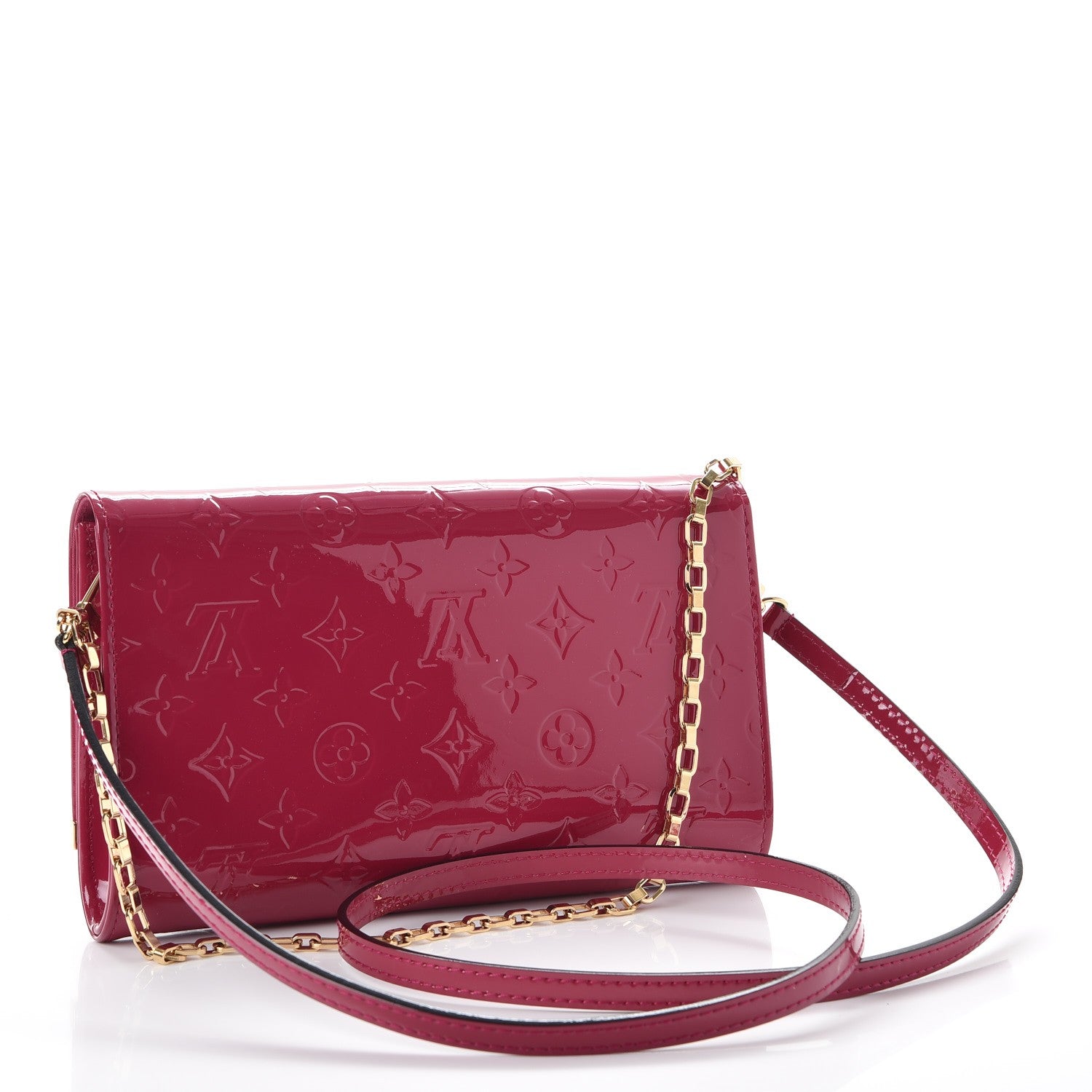 Louis Vuitton Vernis Ana Clutch Rose Indien 3 of 8