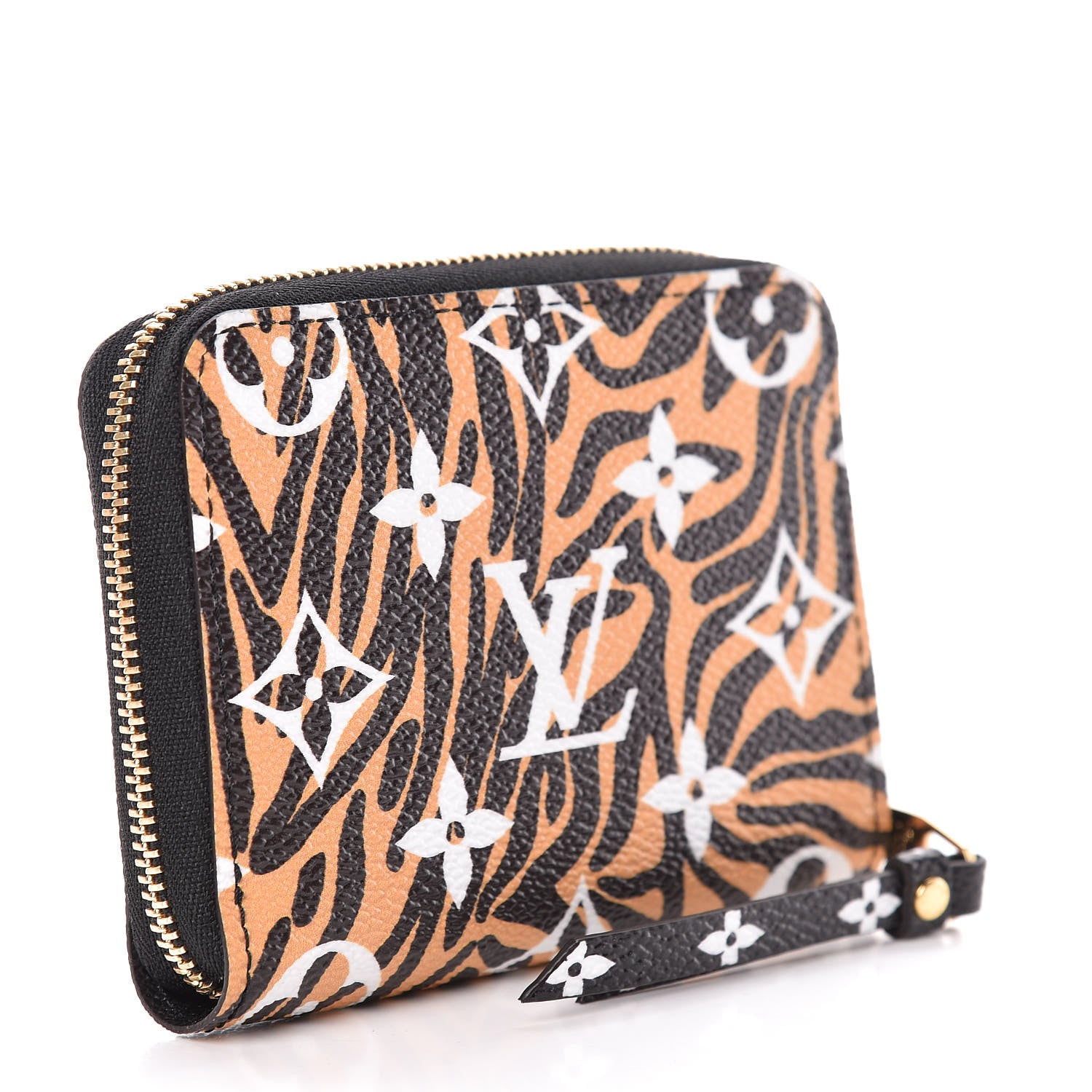 Louis Vuitton Monogram Giant Jungle Zippy Coin Purse Black 3 of 8