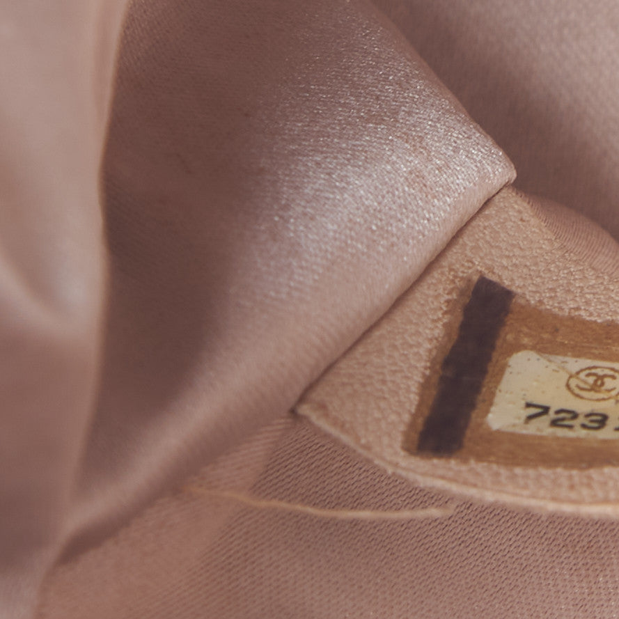 Nylon Medium Travel Flap Light Beige