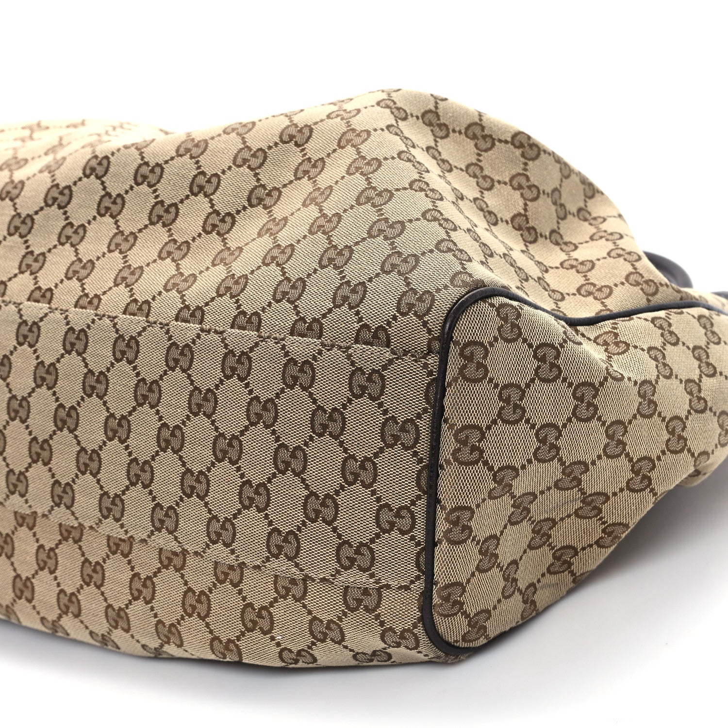 Gucci Monogram Large Sukey Tote Dark Brown 10 of 11