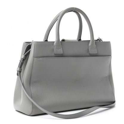 Chanel Grained Calfskin Small Neo Executive Shopper Tote Grey 3 of 11