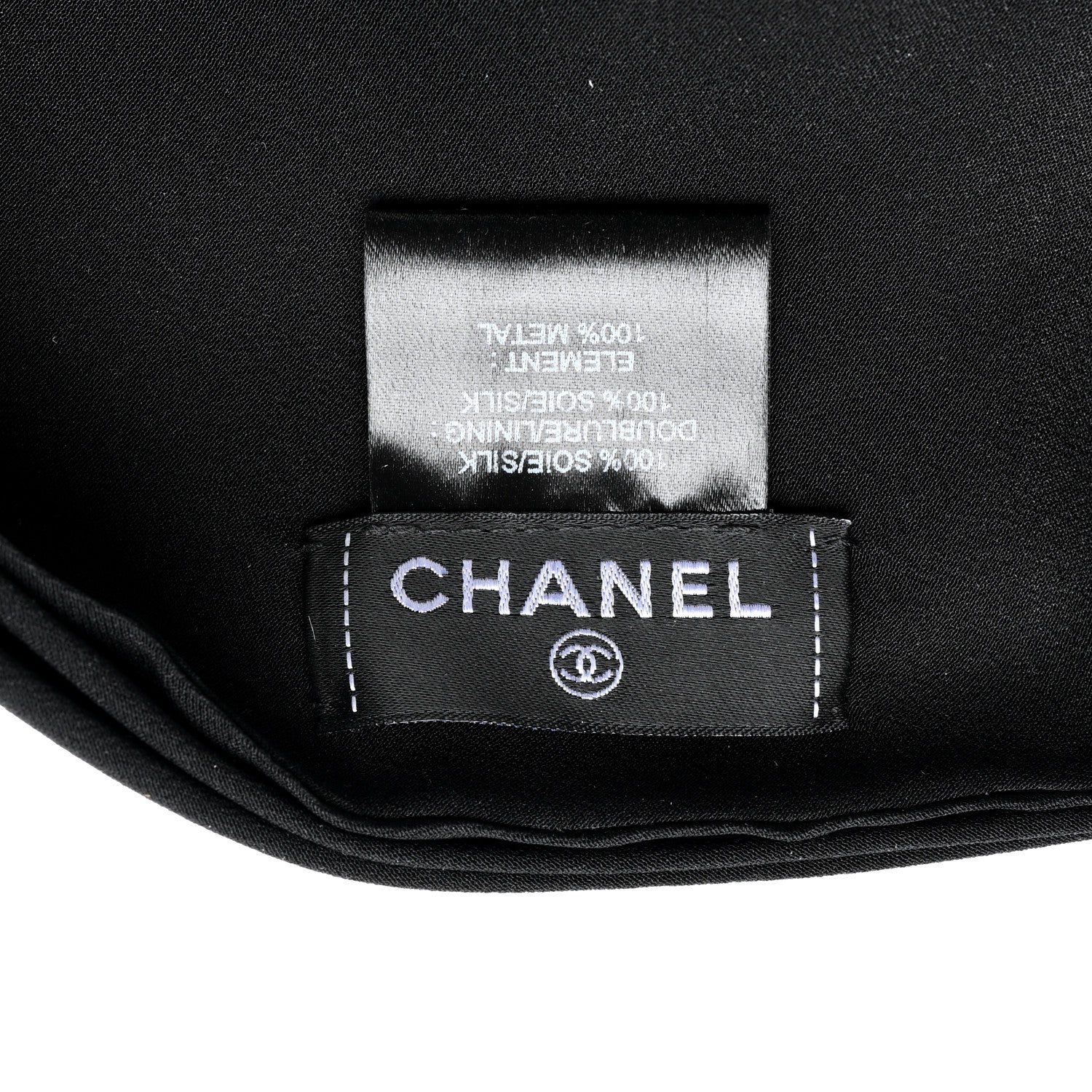 Chanel Silk Turban Black 8 of 8