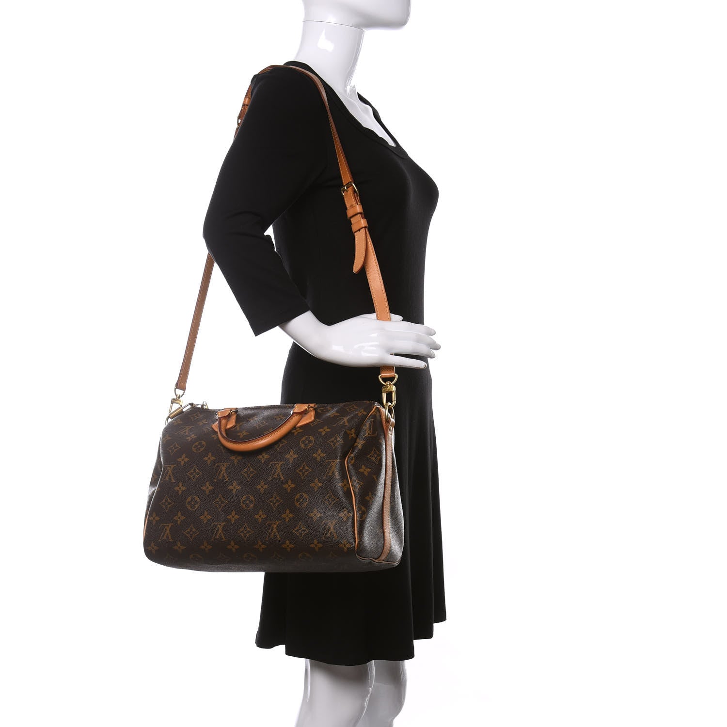 Louis Vuitton Monogram Speedy Bandouliere 30 2 of 13