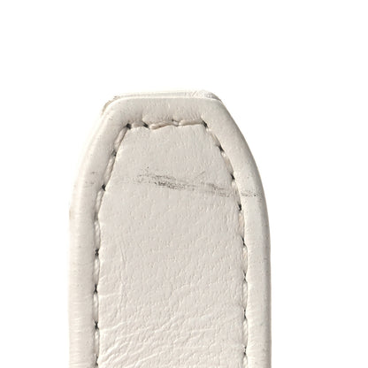 Chanel Lambskin Lacquered Metal Quilted Flap Chain Belt Bag White 14 of 17