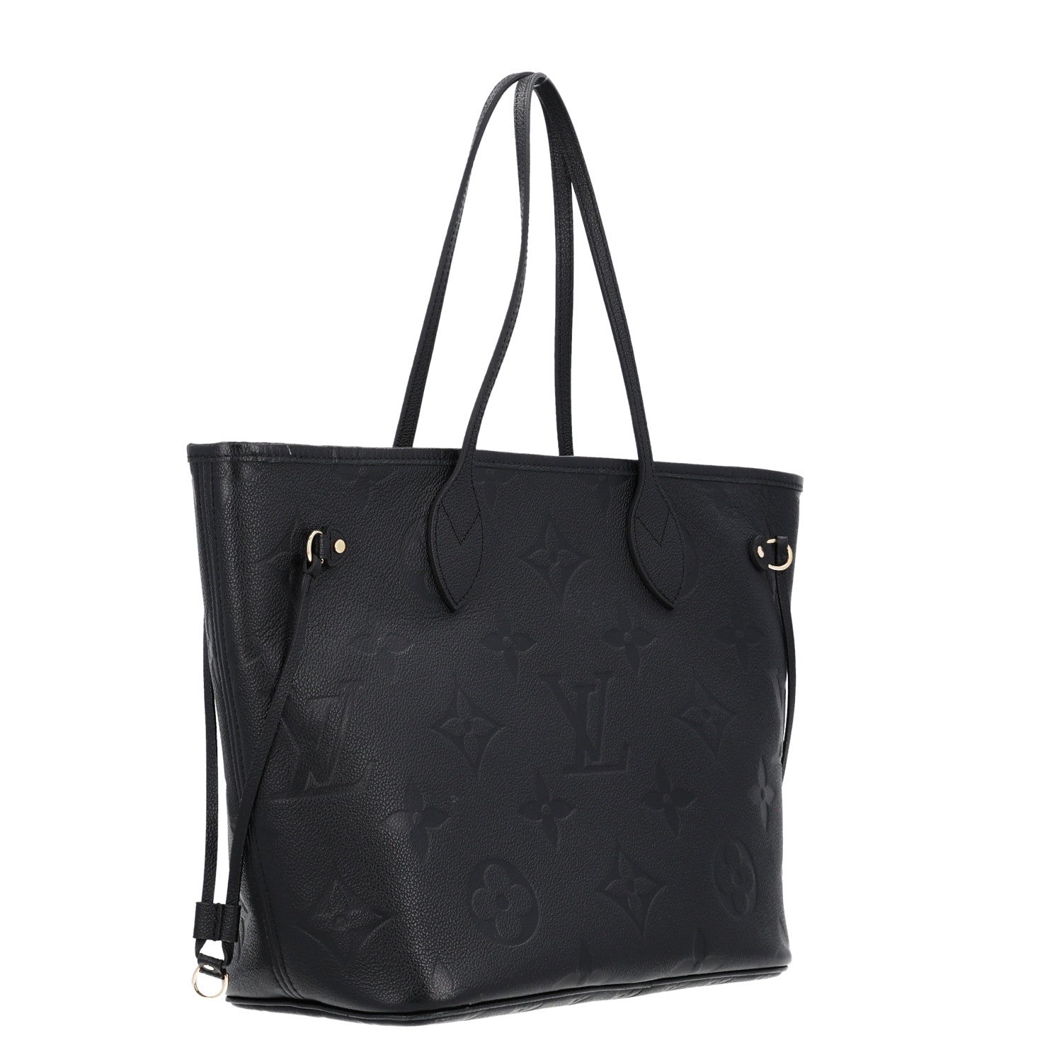 Louis Vuitton Empreinte Monogram Giant Neverfull MM Black 3 of 9