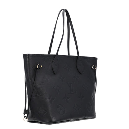 Louis Vuitton Empreinte Monogram Giant Neverfull MM Black 3 of 9