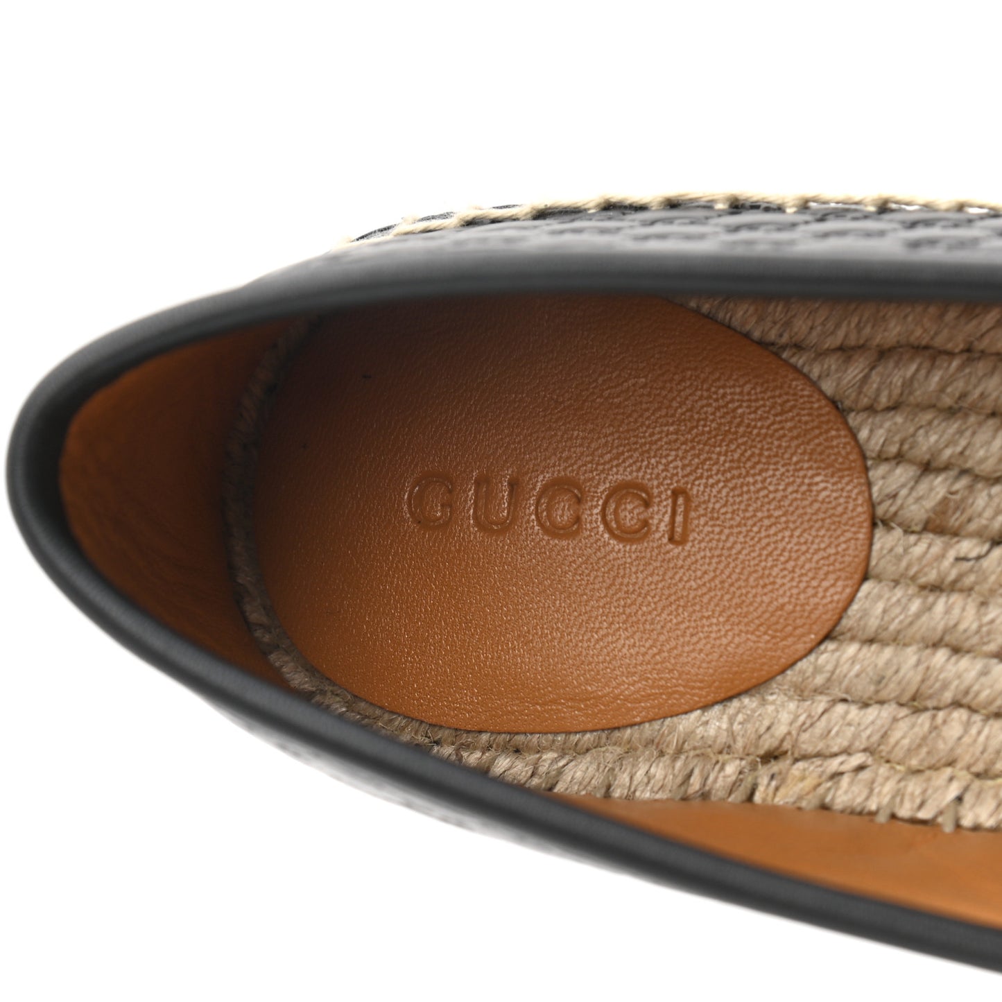 Microguccissima Signature Espadrilles 37.5 Black