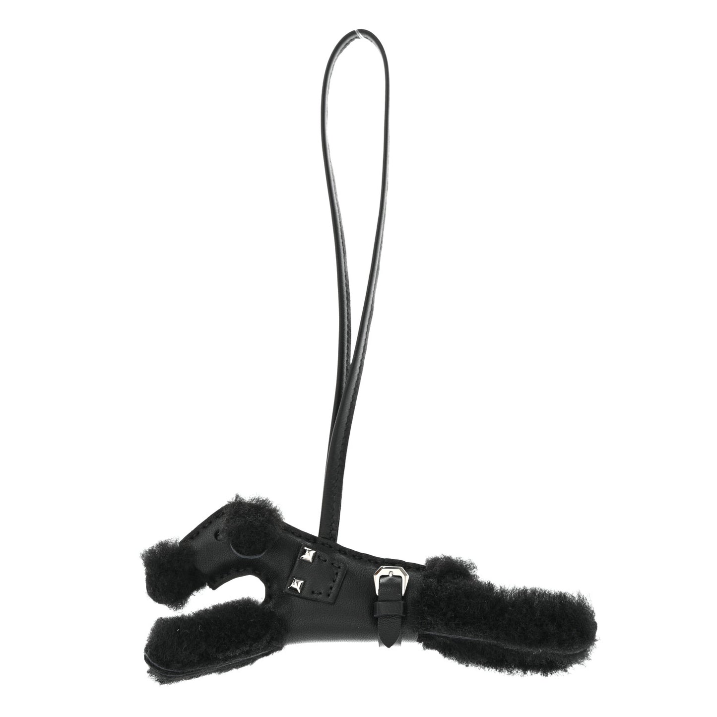Milo Lambskin Shearling Budy Punk Charm Black