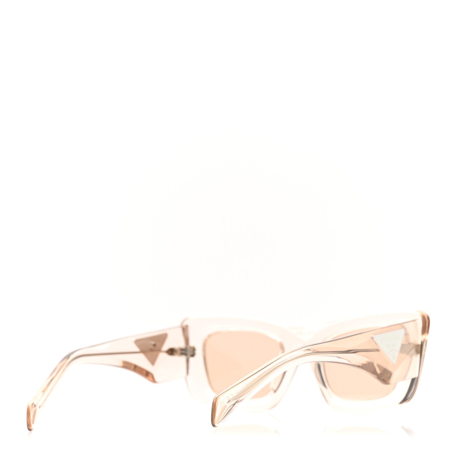 Prada Cat Eye Sunglasses SPR 13Z Transparent Beige 4 of 8
