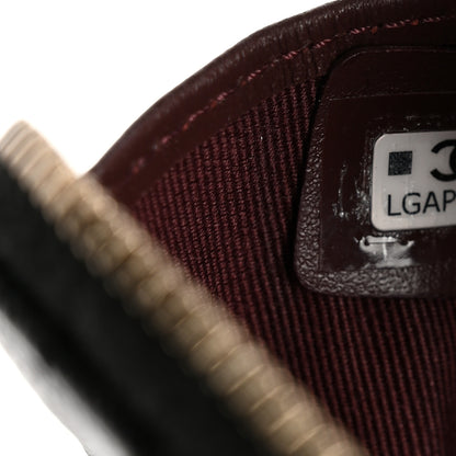 Chanel Caviar Quilted Zipped Key Holder Case Black 7 of 8