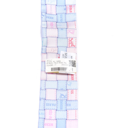 Hermes Silk Bolduc Au Carre Twilly Bleu Pale Rose Pale 2 of 4