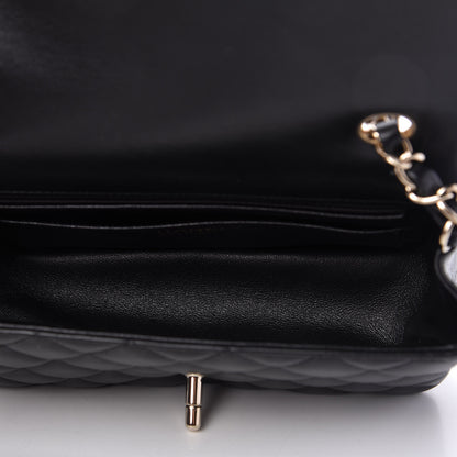Chanel Lambskin Quilted Mini Rectangular Flap Black 5 of 12