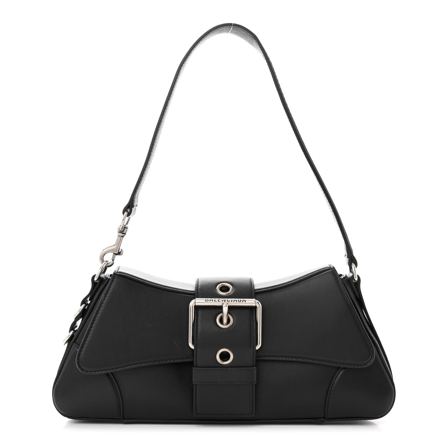 Balenciaga Smooth Calfskin Medium Lindsay Shoulder Bag Black 1 of 10