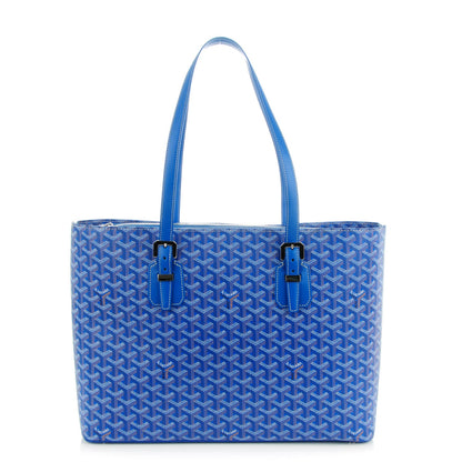 Goyard Goyardine Toile Sac Marie Galante GM Sky Blue 1 of 7