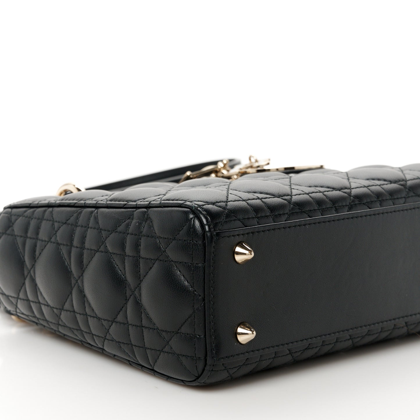 Lambskin Cannage Small My ABCDior Lady Dior Black
