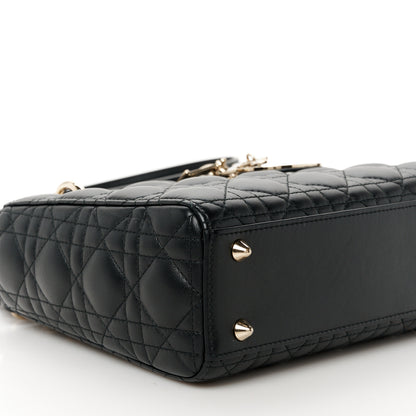 Christian Dior Lambskin Cannage Small My ABCDior Lady Dior Black 9 of 10