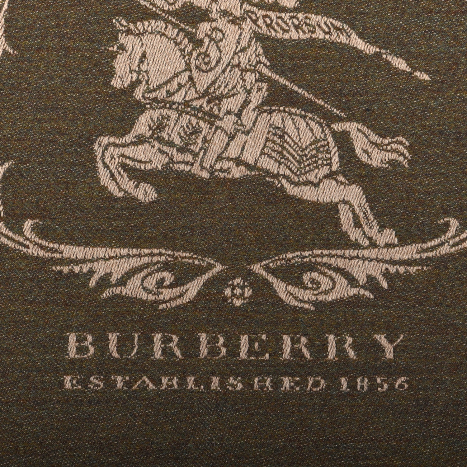 Burberry Prorsum Wool Scarf Brown 3 of 4