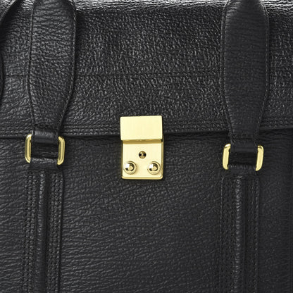 3.1 Phillip Lim 3.1 Textured Calfskin Large Pashli Satchel Black 10 of 10