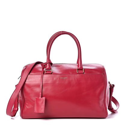 Saint Laurent Calfskin Classic Duffle 6 Fuchsia 1 of 31