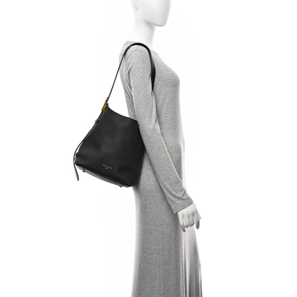 Louis Vuitton Grained Calfskin Low Key Hobo PM Black 2 of 10