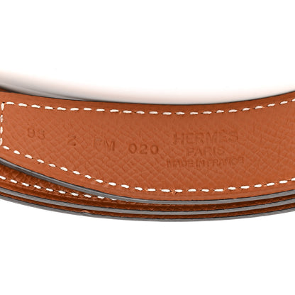 Hermes Swift Epsom 24mm Mini Constance H Belt 95 38 Black Gold 3 of 5