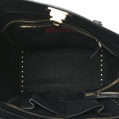 Valentino Garavani Calfskin Small Rockstud Tote Black 5 of 9