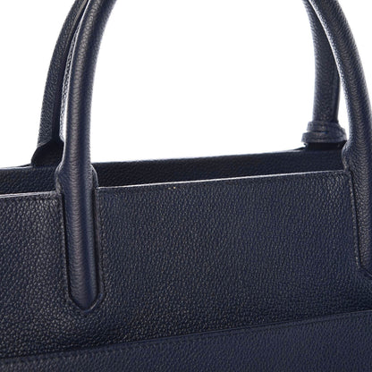 Saint Laurent Calfskin Medium Rive Gauche Cabas Navy Blue 12 of 12